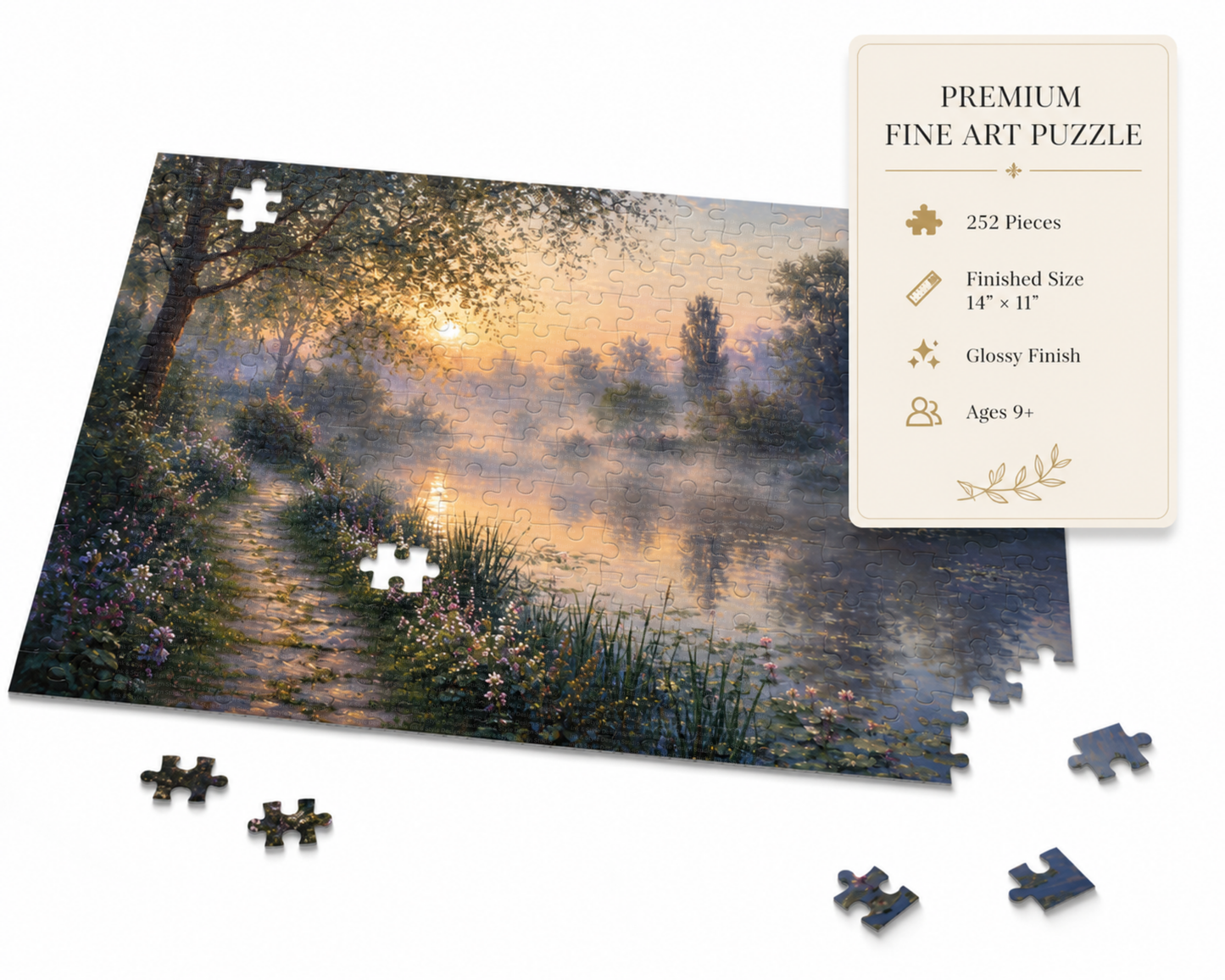 Morning Mist | Fine Art Puzzle (252 Pieces)