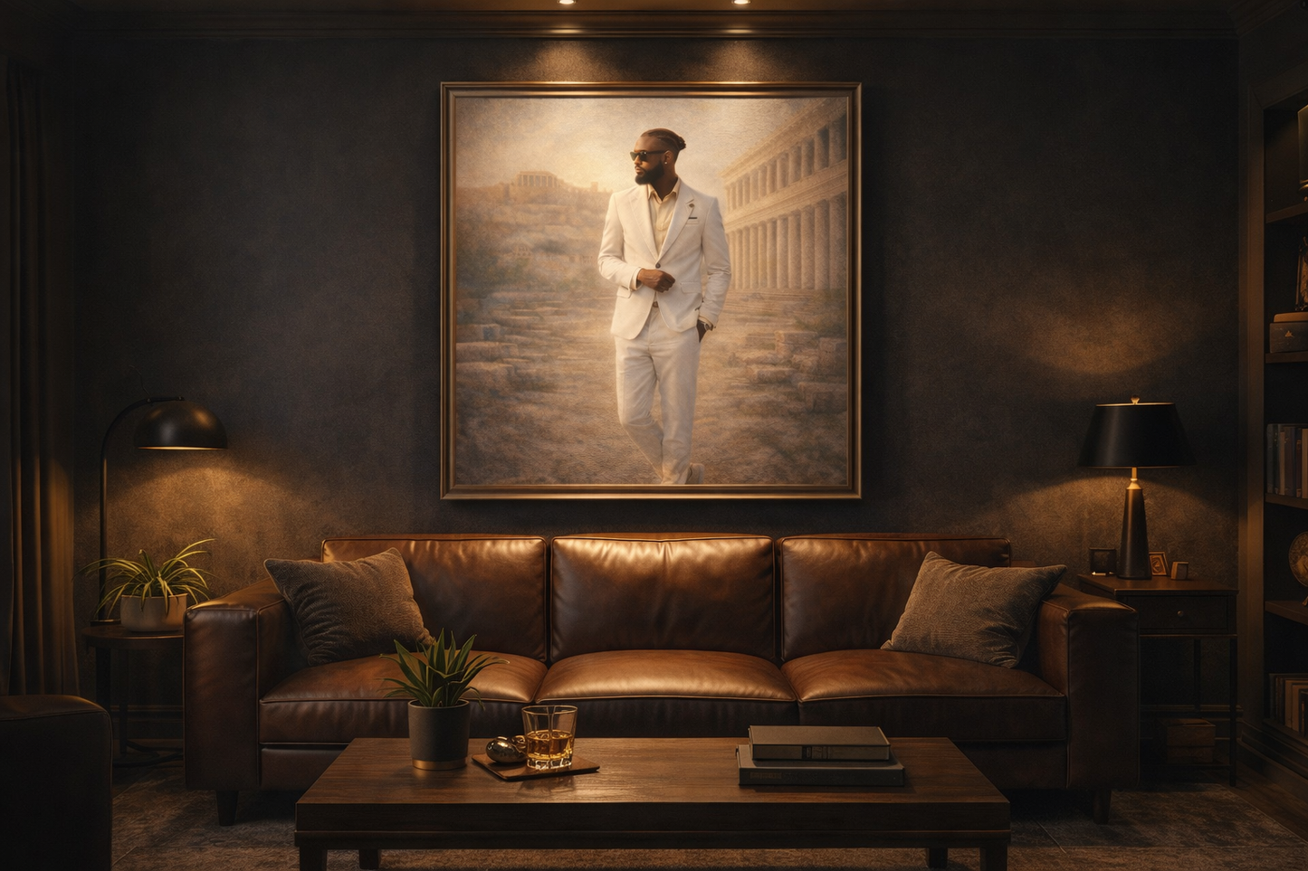 Timeless Masculinity | Black Man Art Print | Modern Masculine Decor | Instant Download