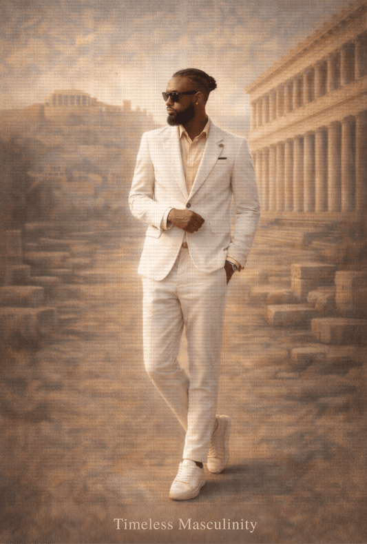 Timeless Masculinity | Black Man Art Print | Modern Masculine Decor | Instant Download