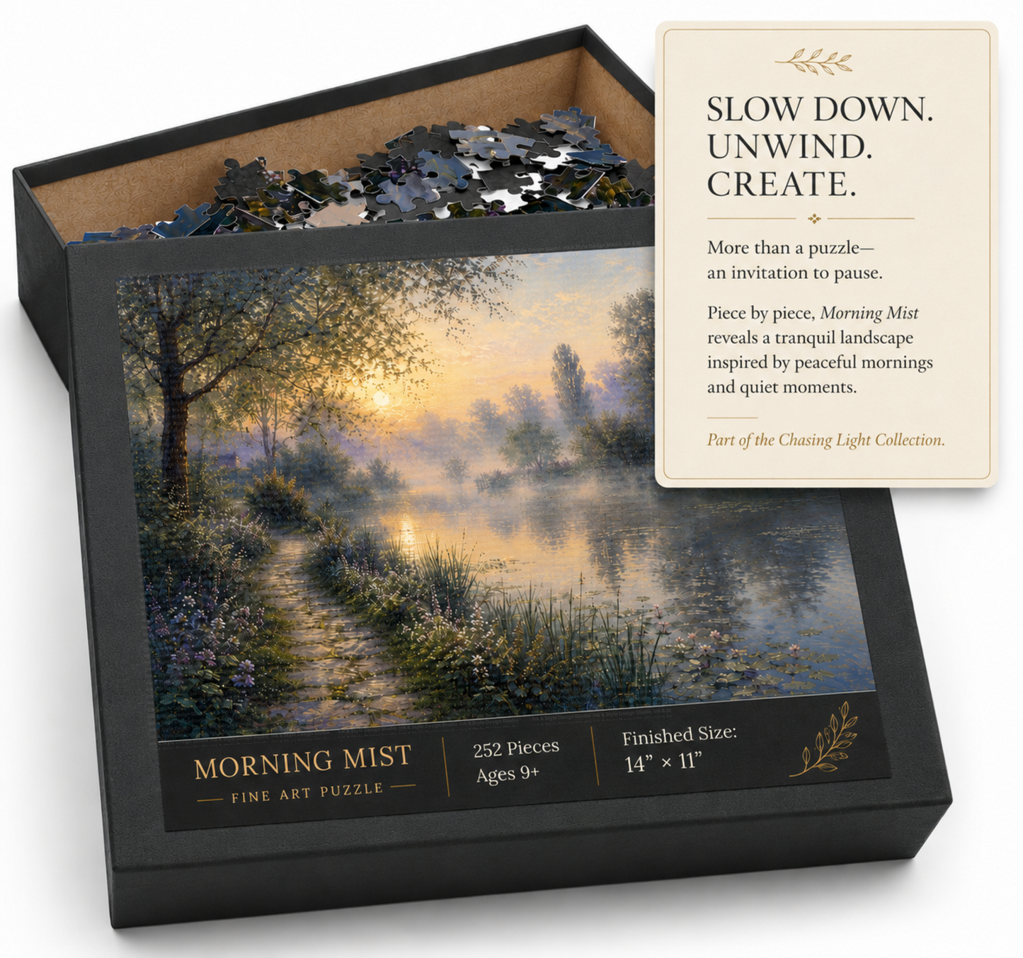 Morning Mist | Fine Art Puzzle (252 Pieces)