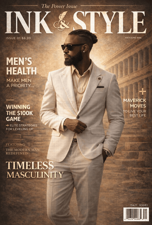 Timeless Masculinity | Black Man Art Print | Modern Masculine Decor | Instant Download