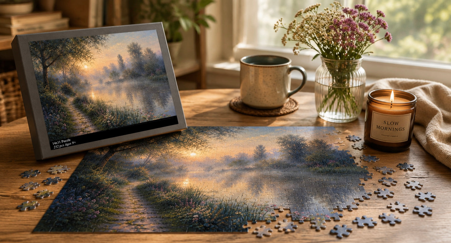 Morning Mist | Fine Art Puzzle (252 Pieces)