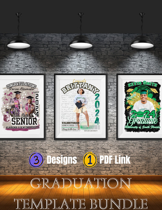 Graduation Templates – Ink & Style Design Studio